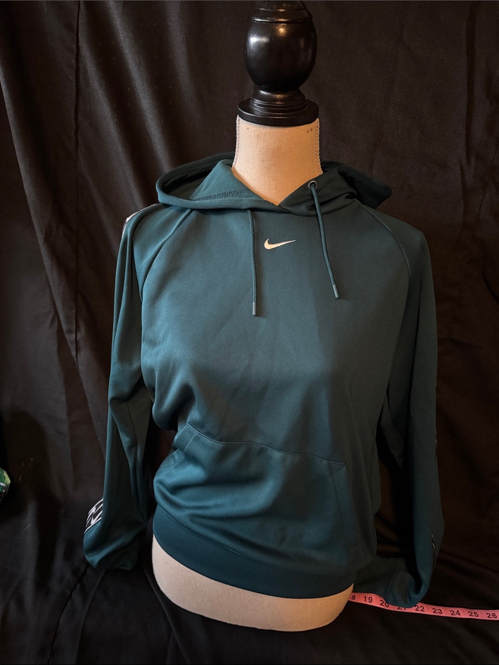 Nike Teal Pullover Hoodie with White Swoosh - Picture 1 of 4